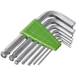 Набір ключів шестигранних Alloid з кулею 2.5-10мм 7 предметів (HS-S0712)