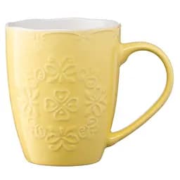 Чашка Ardesto Barocco, 330 мл, жовтий (AR3458Y)