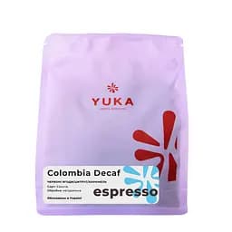 Кофе в зернах Yuka Coffee Roastery Huila Decaf без кофеина Колумбия 250 г