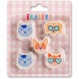 Набор ластиков Offtop Зверушки, 5 шт. (880664)