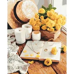 Картина за номерами Brushme Квіткова книга 40x50 см (BS51336)