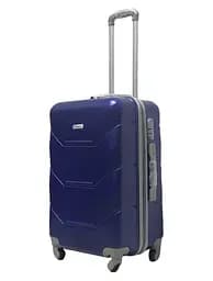 Валіза середня M ABS-пластик Milano bag 147M 66×46×29см 80л Темно-синій - мініатюра 2