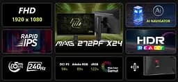 Монітор MSI 27" MAG 272PF-X24 teh0024890 - мініатюра 9