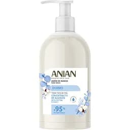 Жидкое мыло для рук Anian Dermo с хлопком и глицерином 500 мл