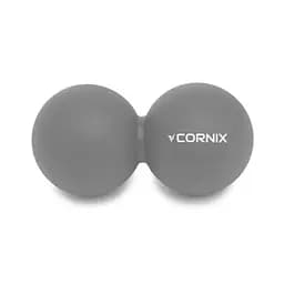 Массажный мяч двойной Cornix Cornix Lacrosse DuoBall 6.3 x 12.6 см XR-0115 Grey