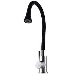 Змішувач для кухні Globus Lux Alpen SBT1-203SA-B01 нержавіюча сталь (25225) - мініатюра 4