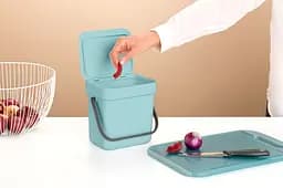 Відро сміттєве Brabantia Sort&Go, м'ятний, 3 л (209826) - мініатюра 3