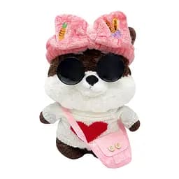 М'яка іграшка "Песик" Bambi K0201(Brown) одяг в асортименті, 30 см - мініатюра 3