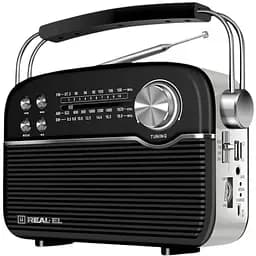 Радиоприемник портативный Real-EL X545 Black