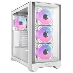 Корпус 2E Gaming Dominator Pro (G2302W), белый, без БП, Mid Tower, для ATX/Micro ATX/Mini ITX, 1xType-C/2xUSB 3.0, макс. CPU