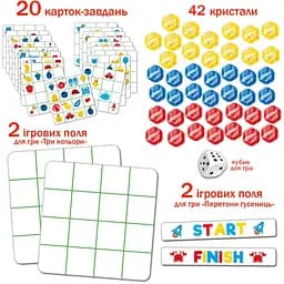 Настільна гра "ЧУДО-камінці" Ludum ME5032-12 картки, кристали, кубик - мініатюра 3