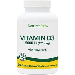 Вітамін D3 Ультра Nature's Plus 5000 МО 90 таблеток