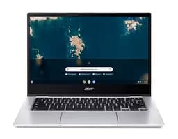 Ноутбук Acer Chromebook Spin CP314-1HN 14' FHD IPS, Intel C N4500, 8GB, F128GB, UMA, ChromeOS, сріблястий (NX.AZ3EU.001) - мініатюра 2