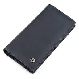 Чоловічий купюрник ST Leather 18370 (ST148) дуже зручний синій