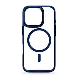 Чехол для Apple iPhone 16 Pro, Unit MagSafe, синий, прозрачный, магсейф, противоударный, магнитный, панель-накладка с поддержкой MagSafe, с поддержкой беспроводной зарядки, TPU+PC, защита всего корпуса, ударостойкий, ArmorStandart (ARM78711)