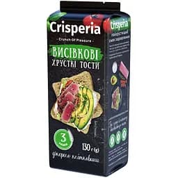 Тости Crisperia Висівкові хрусткі 130 г
