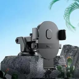 Тримач HOCO Mighty one-button car holder H19 (center console) - мініатюра 9