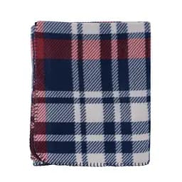 Плед Ardesto Fleece 100% поліестер клітинка синьо-бордовий 130 x 160 см (ART0719PB) - мініатюра 3