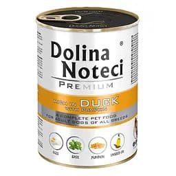 Консерва Dolina Noteci Premium 400г для собак з качкою та гарбузом