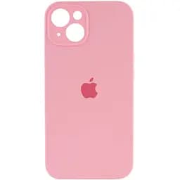 Чехол Silicone Case Full Camera Protective AA для Apple iPhone 13 6.1" Рожевий / Light pink