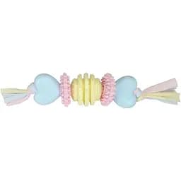 Игрушка для щенков Camon Сердца, мяч и кольца на лентах 23 см