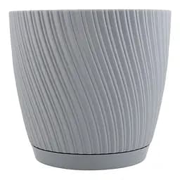 Горщик Form-Plastic Міка-15 з підставкою 1.75 л платина (4550-040)