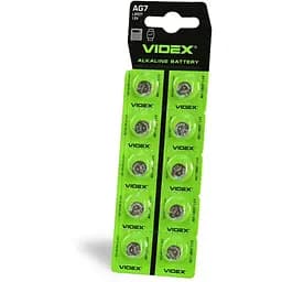 Батарейки AG7/LR926, Videx Excellent!, 10 шт, Blister