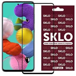 Захисне скло SKLO 3D для Samsung Galaxy A52 4G / A52 5G / A52s Чорний