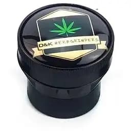 Гриндер для подрібнення тютюну D&K CANNABIS DK-5831-D4 Black 4 (15718)