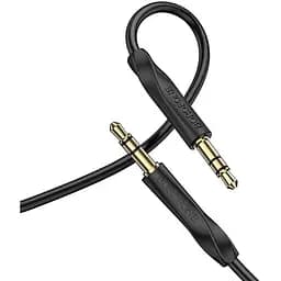 Кабель адаптер аудио 3.5 - 3.5 мм Borofone BL16 черный