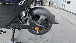 Електроскутер Двомісний CROSSER CR9 (1000W,72V,24Ah графенові абк) Чорний - мініатюра 7