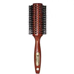 Щітка-брашинг для волосся Salon Professional дерев'яна кругла 4776 CLB