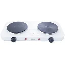 Плита двоконфоркова електрична кухонна Crownberg CB-3746 настільна переносна 