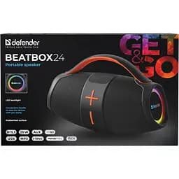 Акустична система 1.0 Defender Beatbox 24, 25Вт Bluetooth/FM/TF/USB/AUX/TWS чорна (65324) - мініатюра 3
