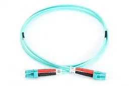 Волоконно-оптичний патч-корд Assmann, дуплекс, LC to LC MM OM3 50/125 μ, 2 м DK-2533-02/3 Turquoise