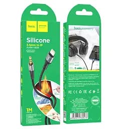 Кабель Hoco UPA22 Lightning silicone digital audio conversion cable Чорний - мініатюра 2