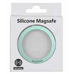Металлическое кільце Silicone Magnetic Aquamarine - мініатюра 2