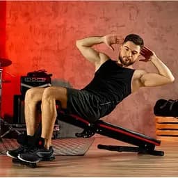 Лавка тренувальна Hop-Sport HS-1010 Pro універсальна для жиму та пресу - мініатюра 5