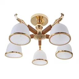 Люстра потолочная Brille в спальню E27 60W G (LK-709S/5)