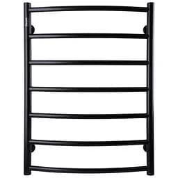 Полотенцесушитель UNIO LD W 700-500-7 BLK Лестница Дуга черная (21614)