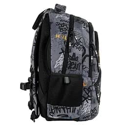 Рюкзак GoPack Education 175M-5 Free Style Сіро-чорний (GO26-175M-5) - мініатюра 4