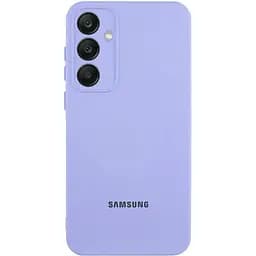 Чохол Silicone Cover Lakshmi Full Camera (AA) with logo для Samsung Galaxy S25 Бузковий / Dasheen