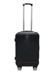 Валіза маленька S ABS-пластик Worldline Airtex 652 60×39×25см 58л Чорний