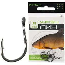 Гачок X-Fish Лин #8 (8 шт/уп)