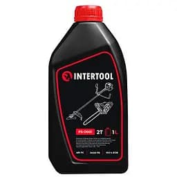 Масло для садовой техники и инструмента двигателей двухтактных 2T Intertool FS-0001 1л минеральное API TC/JASO FB