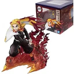 Фигурка Клинок рассекающий демонов Кэдзюро Рэнгёку Demon Slayer Kyojuro Rengoku 15 см WST DS KR 01
