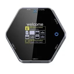 USB-хаб 8 в 1 з дисплеєм, 4K 60 Гц, PD 100 Вт, USB 3.0