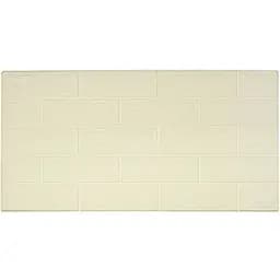 Декоративная стеновая 3D панель Supretto гибкая 70x77 см 6 шт. белая (72190002)