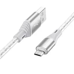 Кабель Borofone BX96 USB to MicroUSB 1 м grey