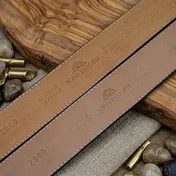 Чоловічий ремінь з натуральної шкіри Tony Perotti 2860 nero (90341) Чорний - мініатюра 2
